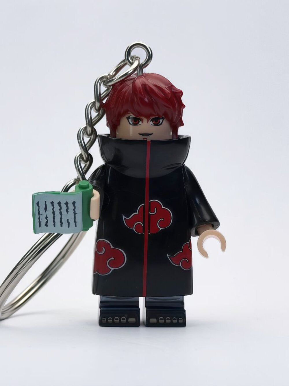 Naruto Akatsuki Sasori Custom Minifigure Keychain